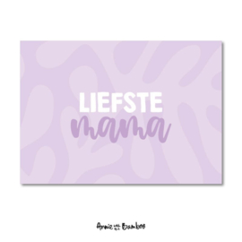 Ansichtkaart | Liefste mama