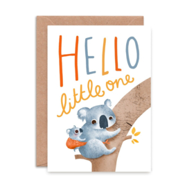 Wenskaart | Hello little one