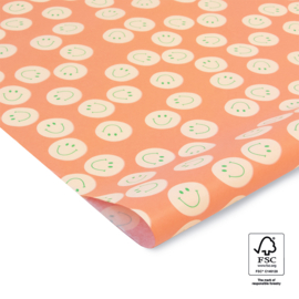Tissuepapier | Smileys  | 5 vellen