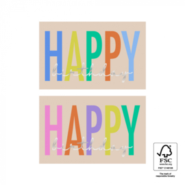 Stickers | Happy birthday letters