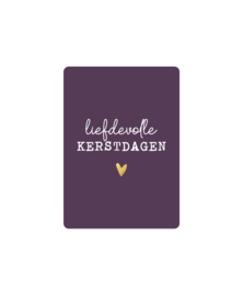 Kadokaart | Liefdevolle kerstdagen