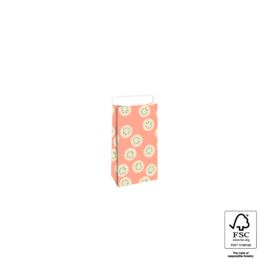 Blokbodemzak XXS | Smileys orange