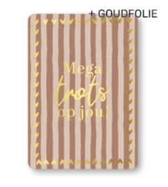 Wenskaart | Mega trots op jou!