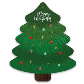 Kerstkaart | kerstboom