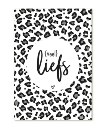 Kadokaart | Veel liefs panterprint