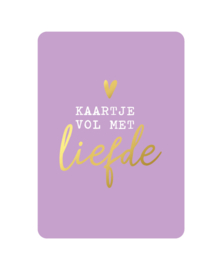 Ansichtkaart | Kaartje vol met liefde