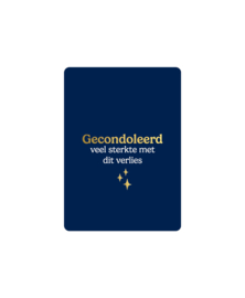 Kadokaart | Gecondoleerd