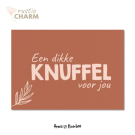 Ansichtkaart | Een dikke knuffel voor jou