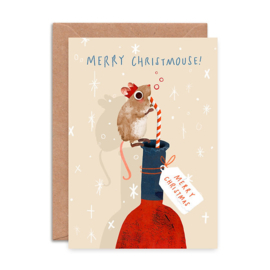 Kerstkaart | Merry christmouse