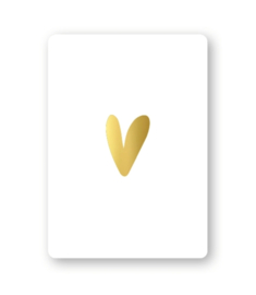 Cadeaukaart | Hart (wit)