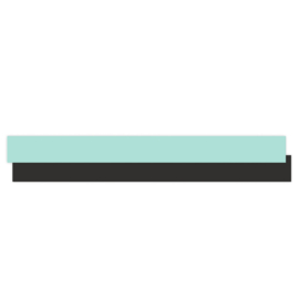 Kadolint | Mint & black | 5 meter