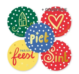 Stickers | Sinterklaas stickers | 10 stuks