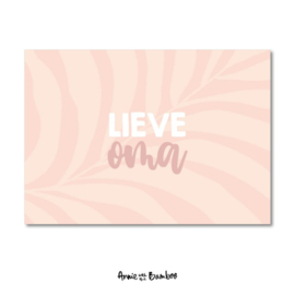 Ansichtkaart | Lieve oma