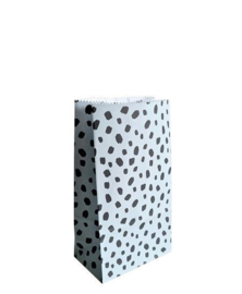 Blokbodemzak XS | Dots blauw