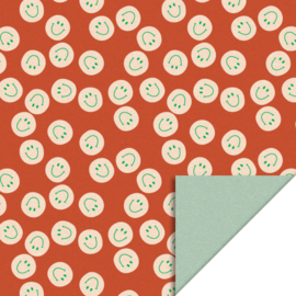 Inpakzakje L | Smileys pistache