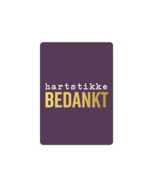 Kadokaart | Hartstikke bedankt