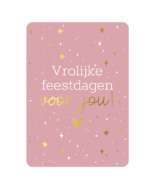 Kerstkaart | Vrolijke feestdagen voor jou!