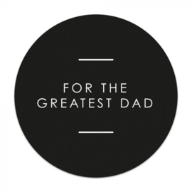 Stickers | Greatest dad | 5 stuks