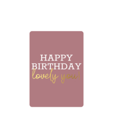 Kadokaart | Happy birthday lovely you