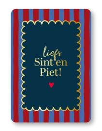 PRE ORDER Wenskaart | Sint | Liefs sint en piet