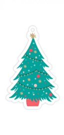 PRE ORDER Kadolabel | Kerstboom