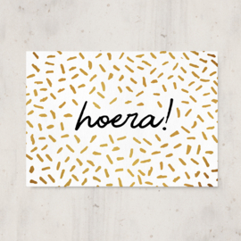 Ansichtkaart | Verjaardag | Hoera