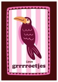 Wenskaart | Lieve groetjes