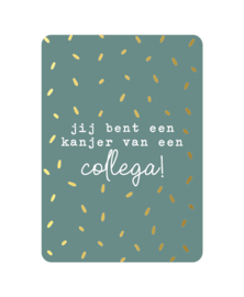 Ansichtkaart | Bedankt | Jij bent een kanjer van een collega!