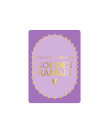 Kadokaart | Een dag met een gouden randje!