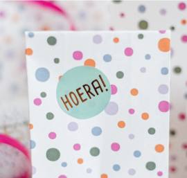 Blokbodemzak XS | Confetti feest