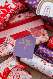 Wenskaart |  Valentijn | Ik hou van jou!