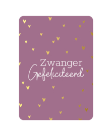 Ansichtkaart | Geboorte | Zwanger gefeliciteerd!