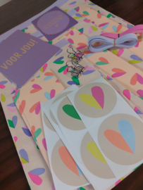 Inpakset | Duo hearts pastel