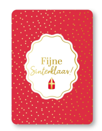 PRE ORDER Wenskaart | Sint | Fijne sinterklaas