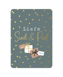 Ansichtkaart | Liefs sint en piet