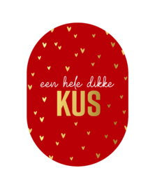 Wenskaart | Zomaar | Een hele dikke kus