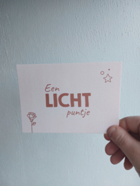 Ansichtkaart | Sterkte | Een lichtpuntje