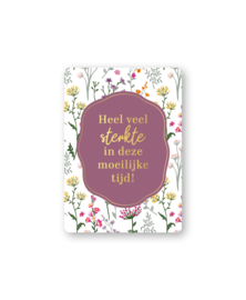 Cadeaukaart | Heel veel sterkte in deze moeilijke tijd