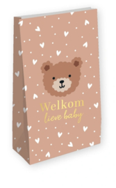 Blokbodemzak M | Welkom lieve baby