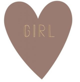 Stickers | girl warm pink | 5 stuks