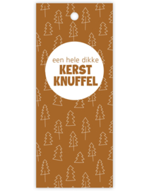 Kadolabel | Dikke kerstknuffel