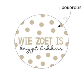 Stickers | Wie zoet is | 10 stickers