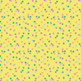 Vloeipapier | Confetti geel  | 5 vellen
