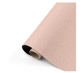 Kadopapier | Twinkling stars roze | 50 cm