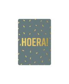 Kadokaart | Hoera + confetti