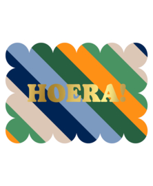 Wenskaart | Felicitatie | Hoera!