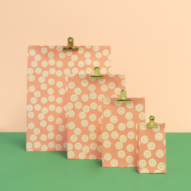 Blokbodemzak XXL | Smileys orange