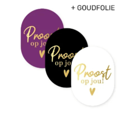 Stickers | Verjaardag | Proost op jou! | 12 stuks