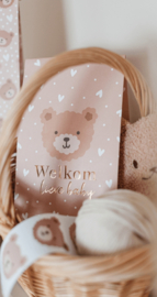 Blokbodemzak M | Welkom lieve baby
