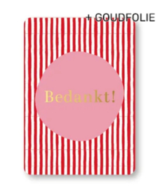 Wenskaart | Bedankt | Bedankt!